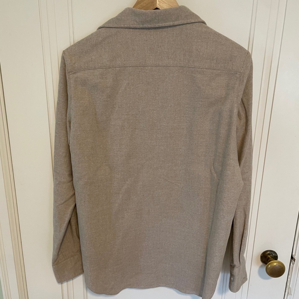 Frank & Eileen The Eileen Cotton Button Down Shirt Oatmeal Heather Size XS - Picture 6 of 7